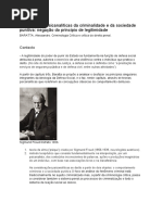 Teorias Psicanalíticas Da Criminalidade e Da Sociedade Punitiva
