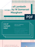 Liza of Lambeth (1897) by W.Somerset Maugham: Create by Veronika Klimenko