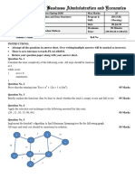 Algorithms and Data Structures-BSCS (H) 3rd Semester