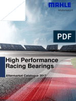 High Performance Racing Bearings: Issue 1 - September 2017 MAHLE Motorsport