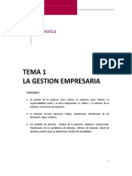 Tema 1 - Gestion de Empresas