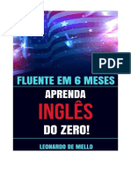 Fluente Em 6 Meses Aprenda Ingles Do Zero Leonardo de Mello