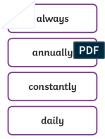 T DC 204 How Often Adverbs Word Cards
