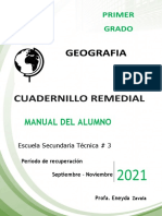 Corregido 1° GEOGRAFIA - CUADERNILLO REMEDIAL - ALUMNO 2021