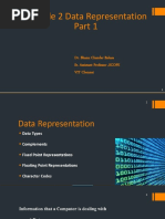 Module 2 Datarepresentation PartA Bhanu Chander