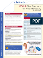 HTML5:: New Standards For Web Interactivity