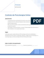 Contrato de Psicoterapia Online