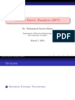 Discrete Fourier Transform (DFT) : Dr. Muhammad Sarwar Ehsan