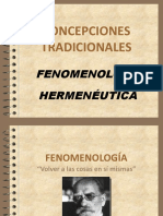 Fenomenología y Hermeneutica