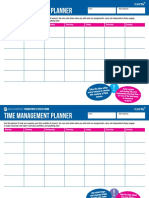 Skills Booster Transition To Sixth Form Time Planner
