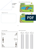 Manual de apresto para los alumnos de entran a 1 básico en Iniciación a la escritura _ 1 _ Rodea cinco diferencias en el dibujo de abajo.