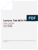 Lenovo Tab M10 FHD Plus: User Guide