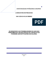 Portfólio Individual - Os Desafios e As Possibilidades