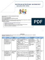 2020-2021 PROIECTARE UNITATI SEM I MATEMATICĂ OLI