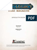 Apocalyth Golem: Written by