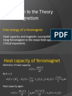 5.5 Heat Capacity and Magnetic Susceptibility of The Ising Ferromagnet in The Mean-Field Approximation. Critical Exponents