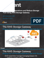 Storage TCO Using AWS Storage Gateway, Amazon S3 and Amazon Glacier (STG202) AWS Reinvent 2013