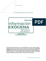 Guia Informacion Exogena 2020