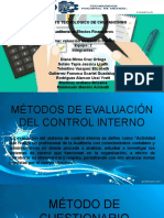 Metodos de Evaluacion