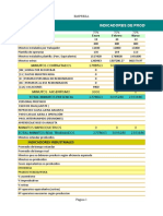 Calculadora de Productividad en Excel