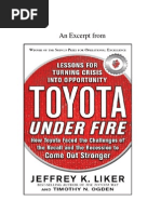 Toyota Under Fire Excerpt