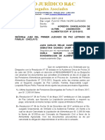 Expediente 03671-2018 - Sebastian Dionisio Sampi Flores - Acredita Cancelacion de Ultima Liquidacion de Alimentos