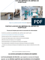 4°limpieza de Hospitales