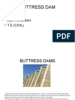 Buttress Dam: - by - Aditya Singh - T.E (Civil)