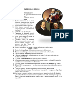 Cuestionario Quevedo, Góngora y Cervantes