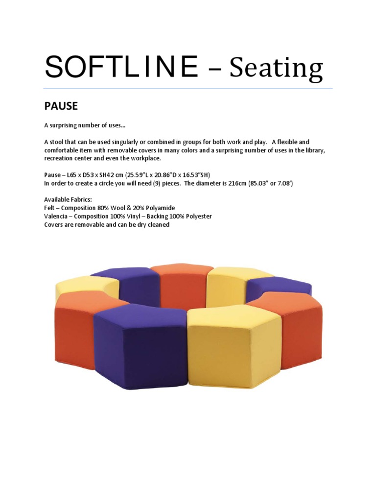 Versatile Seating Solutions for Spaces | PDF