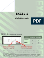 Excel1 - Podaci i Formule