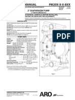 Operator'S Manual PM20X-X-X-BXX: 2" Diaphragm Pump
