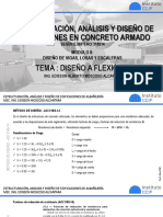 Diseño de vigas y losas de concreto armado según ACI 318S-14