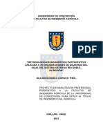 Metodología de Diagnóstico Participativo Aplicada A 15 Organizaciones de Usuarios Del Agua Del Sistema de Riego