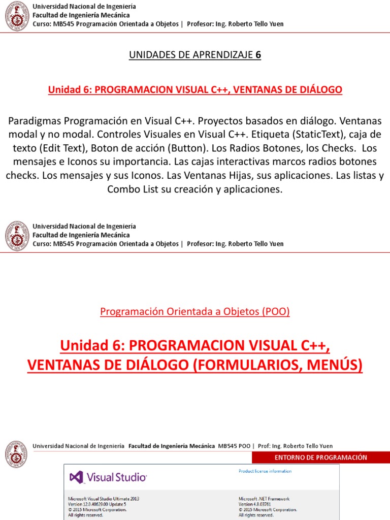 Programación Visual C++: Diálogos y Formularios | PDF | Programación ...