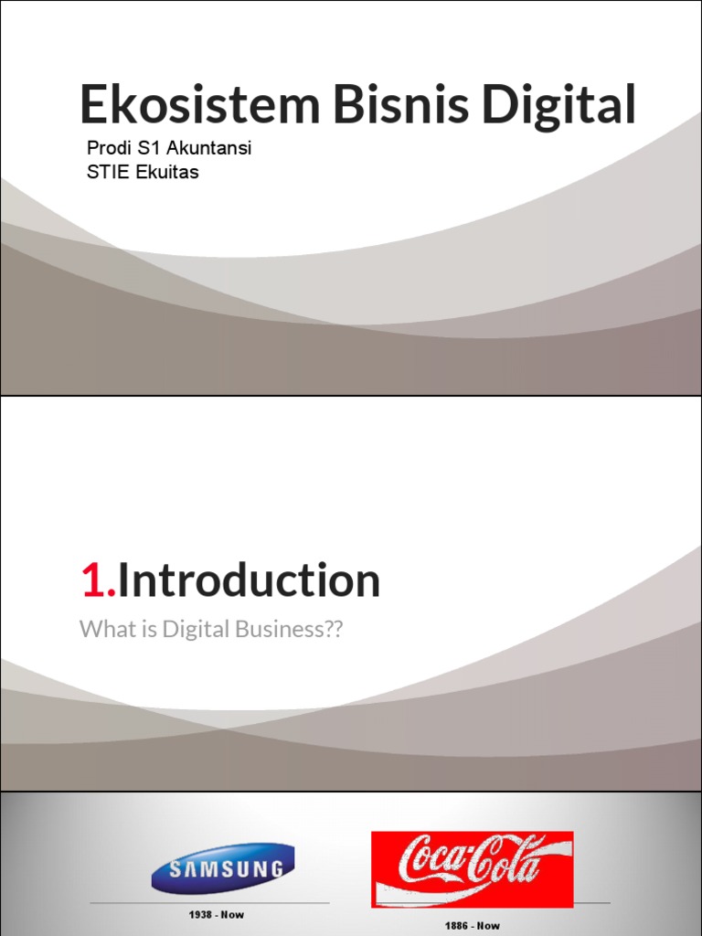 Ekosistem Bisnis Digital Pdf