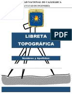 Libreta Topográfica UNCA Facultad Ingeniería