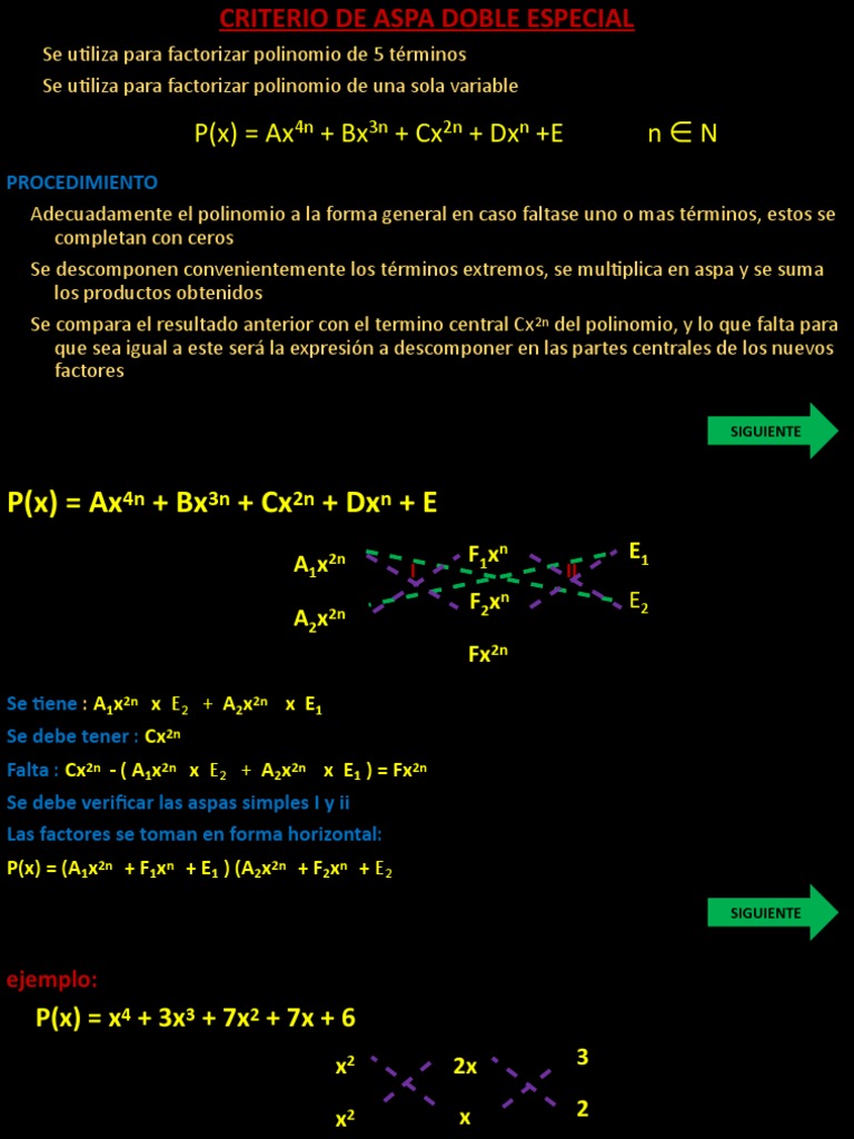 Aspa Doble Especial | PDF