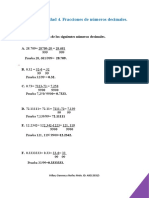 Unidad 3. Actividad 4. Entregable. Escribe La Fracción Generatriz Hillary Nuñez