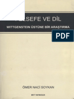 Ömer Naci Soykan - Felsefe Ve Dil (Wittgenstein Üstüne Bir Araştırma)