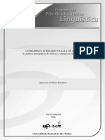 Letramento Literário Na Sala de Aula As Práticas Pedagógicas de Leitura e A Atuação Do Aluno Leitor-Mesclado