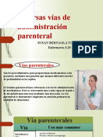 Diversas Vías de Administración Parenteral