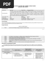 Outcomes-Based Teaching and Learning Course Plan in Language and Gender