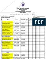 SLM Retrieval - Distribution Attendance-Checklist