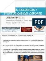 Bases Biológicas Y Fisiológicas Del Deporte: Curso Nivel Iii