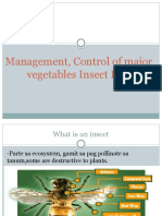 Management, Control of Major Vegetables Insect Pest