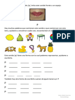 Grafema p Metodo Lectoescritura Fonológica en PDF