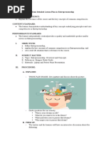 Semi Detailed Lesson Plan in Entrepreneurship Learning Competency