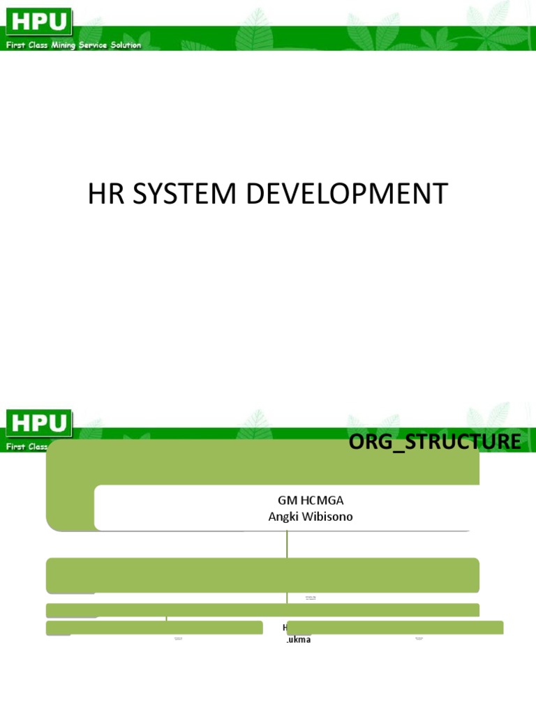 HR System Development Overview | PDF | Industrial And Organizational ...
