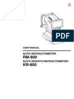 KR 800 RM 800 User Manual